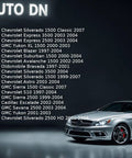 Rear Disc Brake Caliper Pin Boot Kit With Caliper Bolts 1 Piece Replacement Hardware For Chevy models text and car photo
