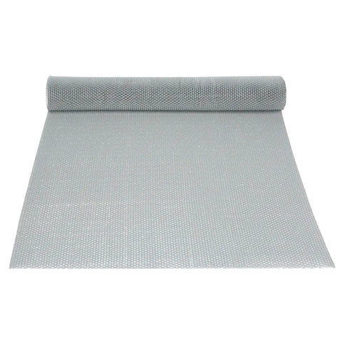 Drainage Non Slip Floor Mat 3 Feet By 16.4 Feet PVC Mesh Heavy Duty rolled out showing texture and drainage holes for wet areas