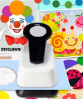 1.37 Inch Circle Punch For Paper Crafts And Scrapbooking with colorful craft projects background