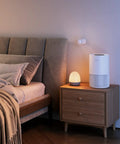 Smart Motion Sensor For Home Automation With Group Control Over Unlimited Devices installed in bedroom for hands-free lighting