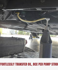 Lower Unit Gear Oil Pump Kit for Quart Bottles With 3rd Hand Adapter used to transfer oil under a vehicle