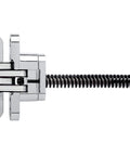 Invisible Closer Hinge Silver For Doors By SOSS Full Mortise Concealed Hinge With Adjustable Closure Fits 1 3 8 To 1 3 4 Inch Thick Doors