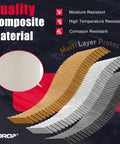 Quality composite material layers for 6.7L Diesel Fuel Filter Water Separator And Oil Filter Set For Ram 2500 3500 4500 5500 2013 2018 Tough As Nails