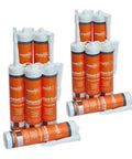 Instant Grab Adhesive For Ceiling Tiles Wall Panels And Crown Molding DIY Friendly High Strength Water Resistant Glue For Indoor Outdoor Use Easy Apply Quick Bond Formula 12 Pack, arranged in 3 sets