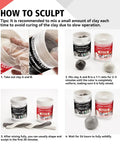 Step-by-step guide for mixing Epoxy Sculpt Clay 2 Part Putty For Modeling And Repairing Self Hardening Epoxy Clay In Natural Color