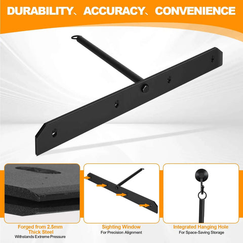 Heavy Duty Sheet Metal Hemming Tool for Roofing Panels and HVAC Ducts, black steel, durability, 1 inch depth.