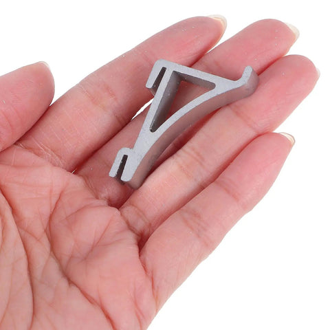 10 Pack Aluminum Refrigerator Shelf Support Clips Heavy Duty Freezer Brackets Commercial Cooler Replacement Hardware Lock Tight Fit And Rock Solid Dependable Hold