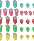32 piece Tailgate Tough Jcase fuse assortment kit showing colorful auto electrical fuses rated 20A to 60A for trucks and SUVs.