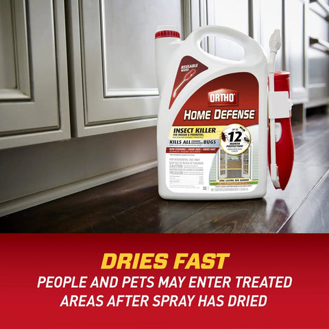 Indoor And Perimeter Pest Control Spray With Comfort Wand For Home Defense Ready To Use Bug Killer Kills Ants Cockroaches And Spiders