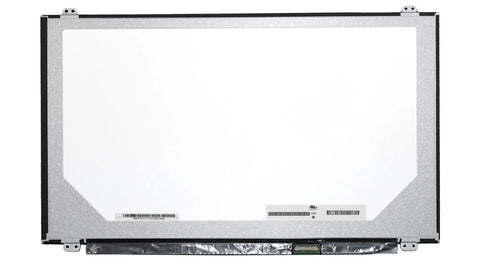 Front view of 15.6 Inch FHD Laptop LCD Screen Replacement With Brackets, 1920x1080 Resolution, 30 Pin Bottom Right Connector, Matte Display