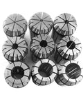 9 Piece ER32 Spring Collet Set For CNC Milling Lathe Engraving Machines, Heavy Duty Spring Steel Collets, Wide Grip Range From 2mm To 20mm