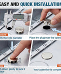 Installation steps for 30 Pack Nickel Plated Steel Snap In Hole Plugs For 1/2 Inch And 3/4 Inch Exposed Knockout Holes No Welding Required Easy Install