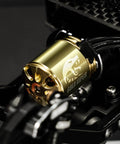 Gold Viper 1721 Brushless Motor 2800KV for 1/18 Rc Cars Upgrade TRX4M Ascent-18 installed in an RC car chassis