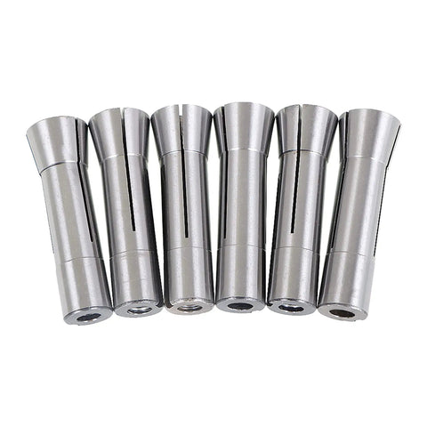Pro Grade Twenty Three Piece R8 Mill Collets Set With Internal Seven Sixteenths To Three Quarters Inch Range, steel construction group view