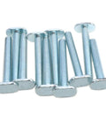 One Quarter Inch By Twenty Threads T Slot Bolts For D IY T Track Hardware And Woodworking Fixtures 10 Pack Durable Galvanized Steel