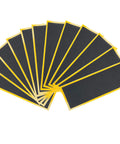 Dope Fingerboard Foam Grip Tape Set 12 Pcs 38mm By 110mm Soft Skin Friendly Surface arranged in a fan pattern