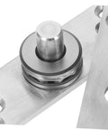 Heavy Duty Concealed Door Pivot Hinge 360 Degree Rotation Stainless Steel Hidden Door Hardware for Cabinet and Bookcase Luxshiny