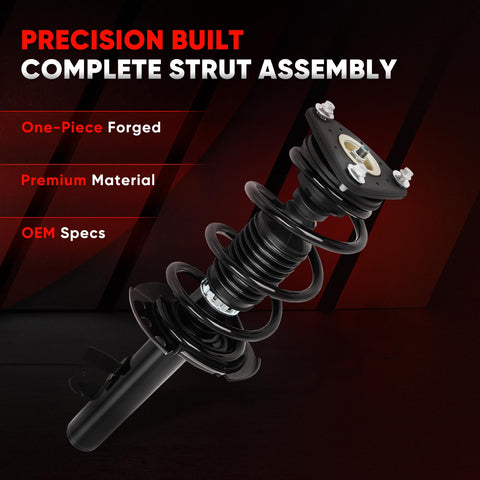 Front Complete Strut Assembly Two Piece Kit For Ford Focus 2013 2014 2015 2016 2017 2018 Quick Struts Replacement With 172907 172908