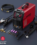 Beast 7 In 1 TIG Welder AC DC 200A With Pulse For Aluminum Welding 110 Volt And 220 Volt Square Wave Triangular Wave