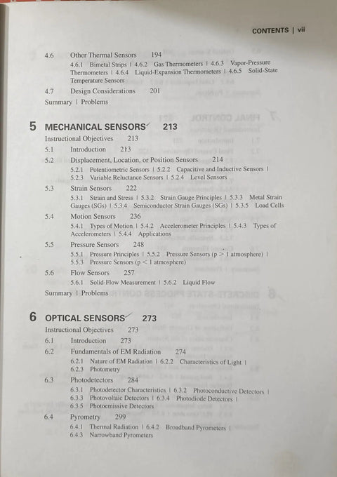 Table of contents from Ultimate Practical Guide To Process Control Instrumentation Technology For Engineers And Tech Pros Fourth Edition