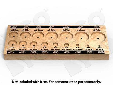Forstner Drill Bit Set 16 Piece With Case Three Eighths Inch Shank High Speed Steel Woodworking Bits Pro Grade For Clean Hardwood And Softwood Holes On Handheld Drill Or Drill Press With Durable Case Included