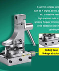 Radius And Angle Grinding Wheel Dresser With Sliding Base Precision 0.01mm showing sliding base linkage structure.