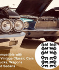 24 Piece Linkage Clip Set Universal Fit For Vintage Cars Trucks Wagons Sedans With Assorted Sizes And Styles To Cover A Wide Range of Linkage Systems And Make Restoration Projects Easier For DIY Hot Rods And Classic Cars. black iron linkage clips for vintage classic cars, trucks, wagons and sedans