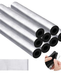 8 Pcs Self Adhering Pipe Insulation Foam Tubes For Winter Weather Keeps Outdoor Pipes Warm And Easy To Wrap For Irrigation Lines Spigots Water Heaters Each 1.3 Ft Long 0.6 Inch Diameter