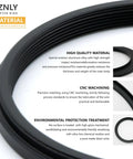 67mm To 77mm Step Up Filter Adapter Ring Built To Last Black Aviation Aluminum For Camera Lenses Lightweight Yet Heavy Duty
