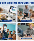 Wireless Controller For MicroBit Robots Kit With MakeCode Compatibility Easy HandsOn Coding Toy For STEM Learning Kid Friendly Remote Controller For Building Robots Ideal Gift For Kids And Teens MicroBit Not Included home coding and classroom use