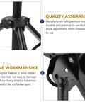 Knockout Foldable Snare Drum Stand With Heavy Duty Tripod Base Silent Practice Holder Fits 12 Inch Drum detail of adjustable clamp