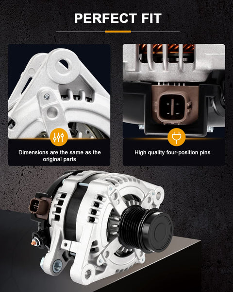 Alternator Replacement For Lexus ES And RX 350 3.5L V6 2007 2009, Toyota Avalon 3.5L V6 2005 2015, And Highlander 3.5L V6 2008 2012