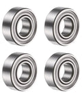 SMR115ZZ Deep Groove Ball Bearings 5x11x4mm 440C Stainless Steel Double Shielded ABEC 5, 4 Piece Set for precision projects