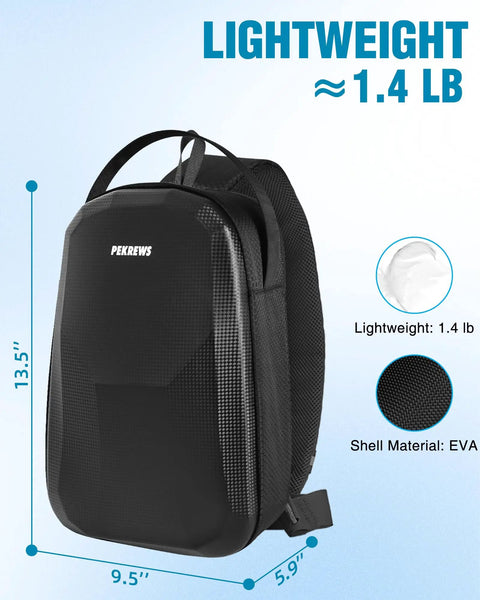 On The Go Mini 5 Pro Case For DJI Drone And RC 2 Controller, Waterproof Hard Carrying Case, black 1.4 lb EVA shell backpack