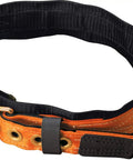 Tongue Buckle Body Belt With Side D Ring And 3 Inch Back Pad For Work Positioning Adjustable 39 To 47 Inches Large