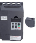 AT1-2200S Variable Frequency Drive 2.2KW 220V single-phase VFD inverter in gray casing with control panel close-up