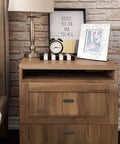 2 Inch Matte Black Cabinet Handles Set for Kitchen Cabinets and Cupboards on wooden nightstand with decor