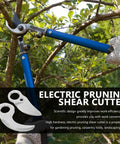 Heavy Duty Replacement Blades For Electric Pruning Shears, Four Piece Carbon Steel Pruner Knife Set, solid build cutting branches off a tree.