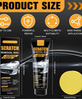 Two Pack Car Scratch Remover Wax Kit For Deep Scratches And Swirls Vehicle Polish And Scratch Repair Paste With Sponge