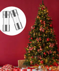 20 Pack Fast Blow Glass Fuses 3A 125V 3.6x10mm for Christmas lights protection, displayed with a decorated Christmas tree in background.
