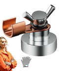 Heavy Duty Welding Ground Clamp With Strong Magnet And Copper Connector For Fast Secure接地 On Metal Fabrication detail shot.