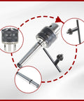 Mini Metal Lathe Drill Chuck With MT2 Arbor, Five Sixty Fourth Inch To One Half Inch Clamping Range, Durable Steel Chuck shown