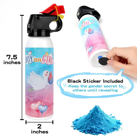 Gender Reveal Fire Extinguisher 2 Pack Kicks Off Party Vibes With Hella Vibrant Biodegradable Color Powder Prop Easy Fun Baby Shower Decor Next Level Celebration Must Have For Crowd Safe Mess Free Setup For Modern Families
