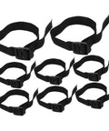 Eight Pack Lawn Aerator Sandals With Spike Straps For Grass And Soil Garden Shoes For Outdoor Yard Work Easy Wear Turf Spike Laces