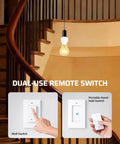 Remote Control Light Socket With Wireless Switch For Ditching The Pull Chain No Wiring Needed 100 Feet Range Easy Wall Mount