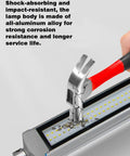 Durability test on Heavy Duty Industrial LED Tube Light 16W 110 240V Explosion Proof IP67 with hammer impact.