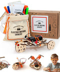 Epic STEM Kit For Kids Aged 8 To 10 Build Robots Tinker Circuits And Engineer With Motors Wood Parts And Real Life Hardware