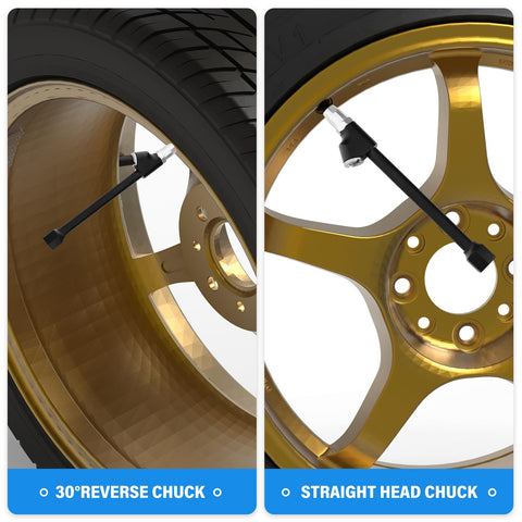 Dual Head Air Chuck Set With One Quarter Inch FNPT, 2 Way Connection Brass Tire Chuck quick plug on car tire
