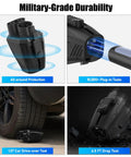 Military-grade durability of Tesla NACS To CCS1 Charger Adapter 500A 1000V Fast Charge with protection and testing features.