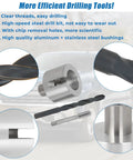 Crankshaft Drilling Pin Fixture Tool With Tap And Drill Bit For Chevy GMC Engines, Precise Balancer Bolt Alignment
